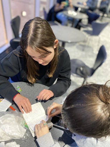 Students working with Polish Humanitarian Action